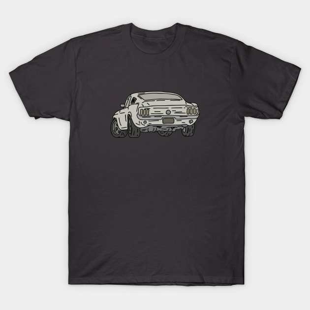 vintage muscle car T-Shirt by fokaction